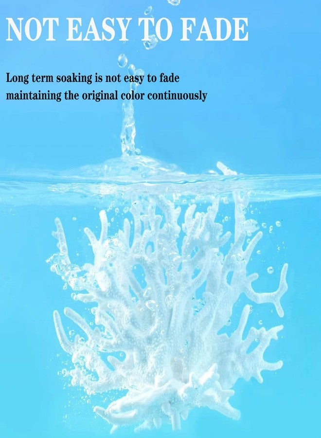 Besimple Artificial Aquarium Coral Ornament Plastic Fish Tank Plants Decoration for Aquarium Landscape (White) - Image 4